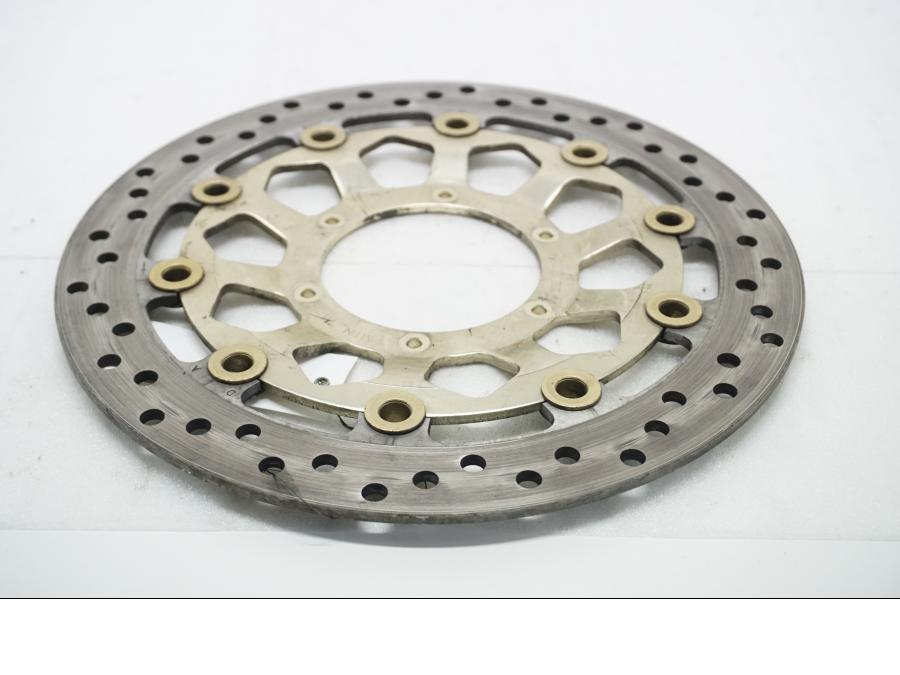 Framsidan på Bromsskiva från en Honda CBR 1000 RR -2004 motorcykel.