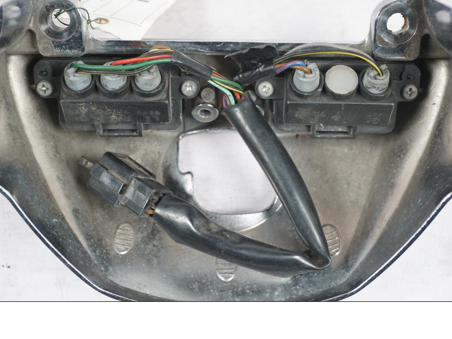 Snett uppifrån på Instrumentpanel från en Kawasaki VN 1500 -1994 motorcykel.