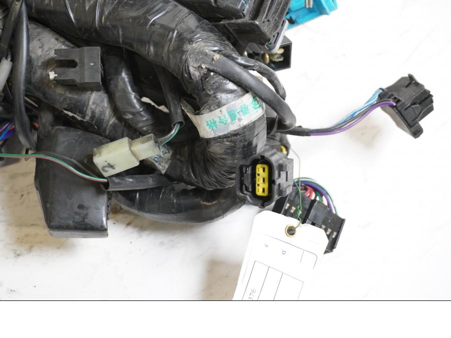 Vänster sida på Kabelstam från en Triumph Tiger -2004 motorcykel.