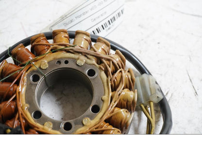 Baksidan på Generator från en Ducati Monster 900 -2000 motorcykel.