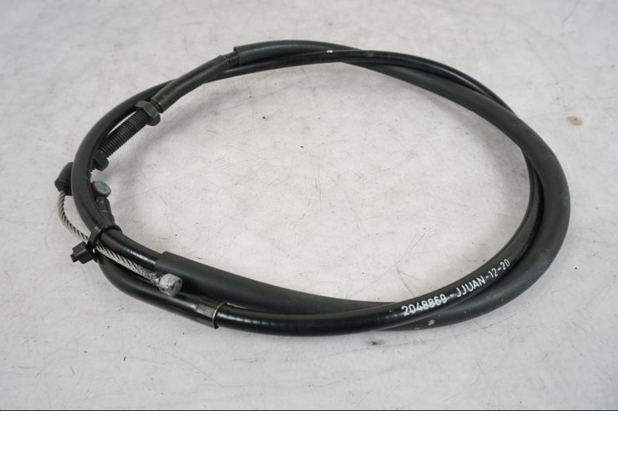 Baksidan på Kopplingsvajer från en Triumph Bonneville T120 -2021 motorcykel.