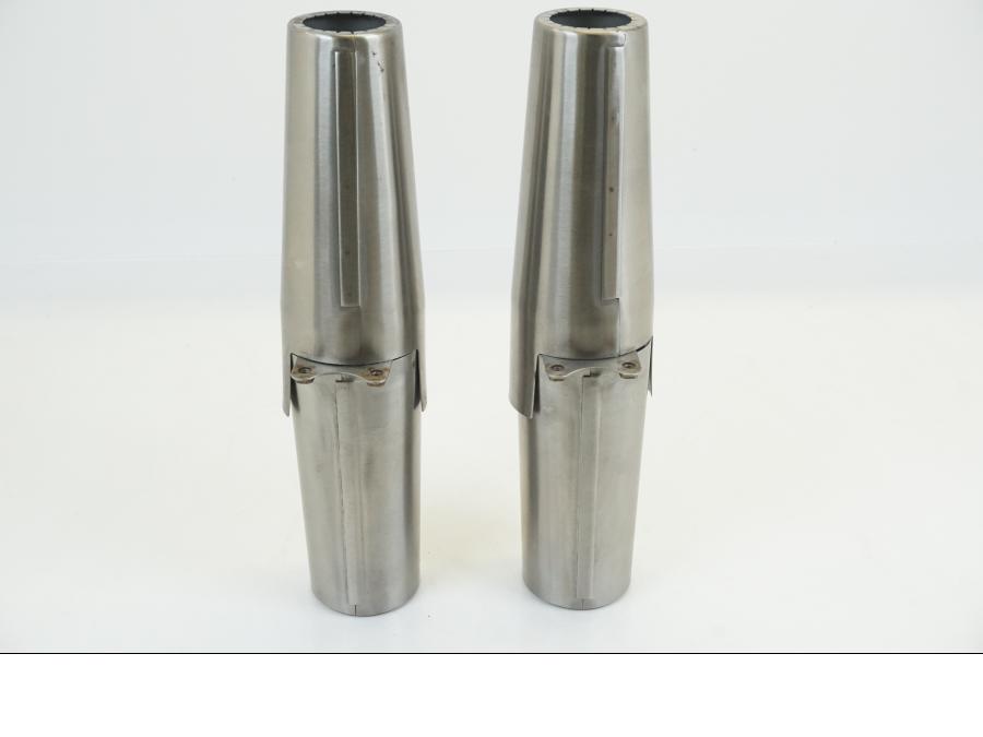 Baksidan på Gaffelbensskydd från en Yamaha XVZ 1300 -1997 motorcykel.