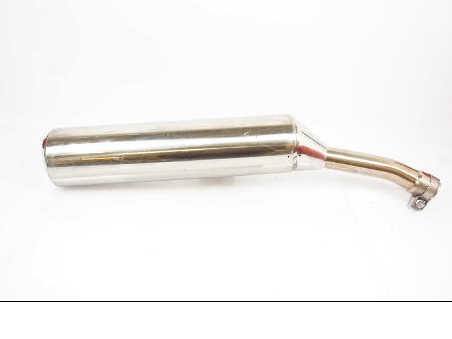 Baksidan på Ljuddämpare från en Yamaha FJR 1300 -2006 motorcykel.