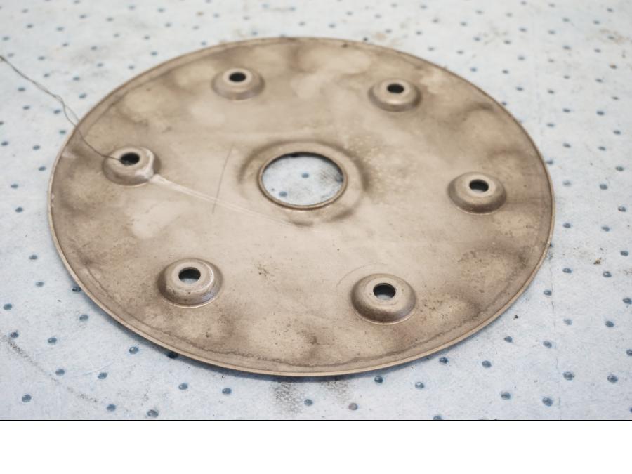 Baksidan på Bromsskivedekor från en Yamaha XV 1600 -1999 motorcykel.