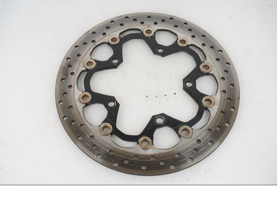 Framsidan på Bromsskiva från en Suzuki GSX 1300 R -2017 motorcykel.