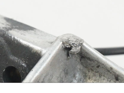 Snett uppifrån på Fotpinne från en Suzuki GSX-R 1000 -2007 motorcykel.