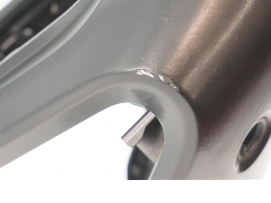 Snett uppifrån på Bakram från en Husqvarna Vitpilen 701 -2018 motorcykel.