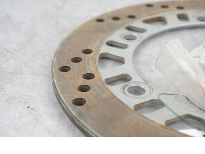 Baksidan på Bromsskiva från en Kawasaki GPX 600 -1993 motorcykel.