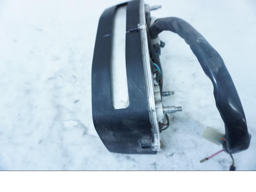 Snett uppifrån på Instrumentpanel från en Honda XL 600 V -1994 motorcykel.