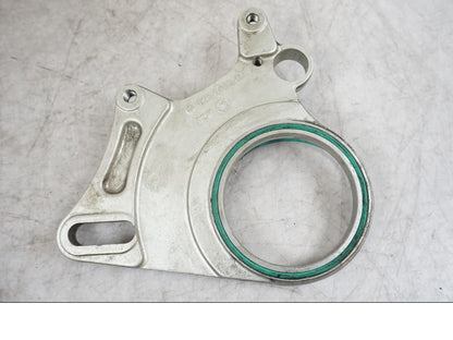 Snett uppifrån på Bromsoksfäste från en Ducati 848 -2013 motorcykel.