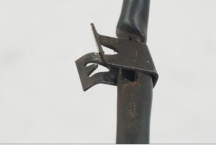 Snett nerifrån på Växelindikator från en BMW F 800 GS -2008 motorcykel.