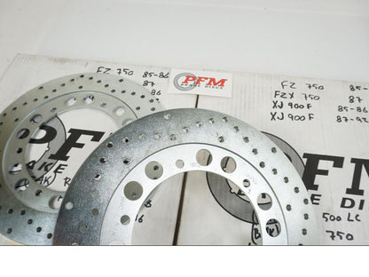 Höger sida på Bromsskiva från en Yamaha XJ 900 -1986 motorcykel.