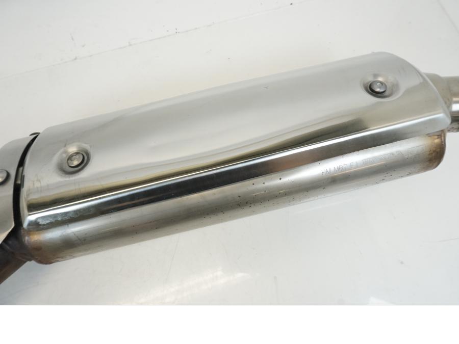 Vänster sida på Ljuddämpare från en Honda XL 1000 V -1999 motorcykel.