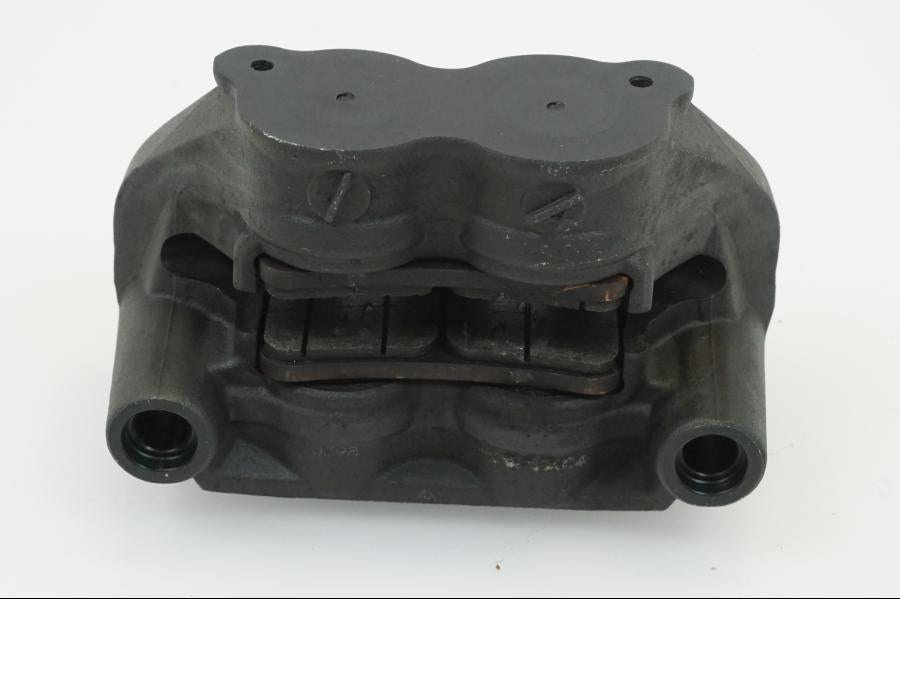 Snett uppifrån på Bromsok från en Kawasaki Z 1000 -2014 motorcykel.