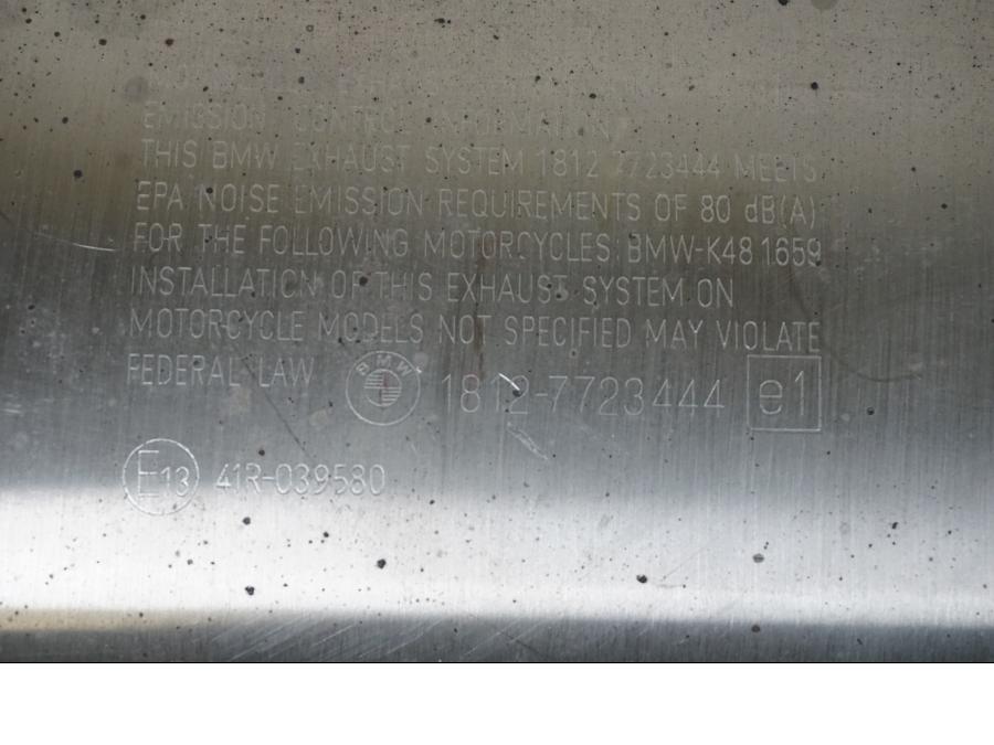 Extrabild4 på Ljuddämpare från en BMW K 1600 -2013 motorcykel.