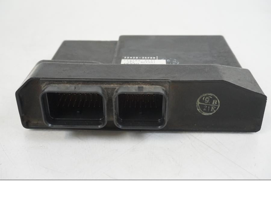 Snett uppifrån på CDI / ECU från en Suzuki GSX-R 750 -2001 motorcykel.