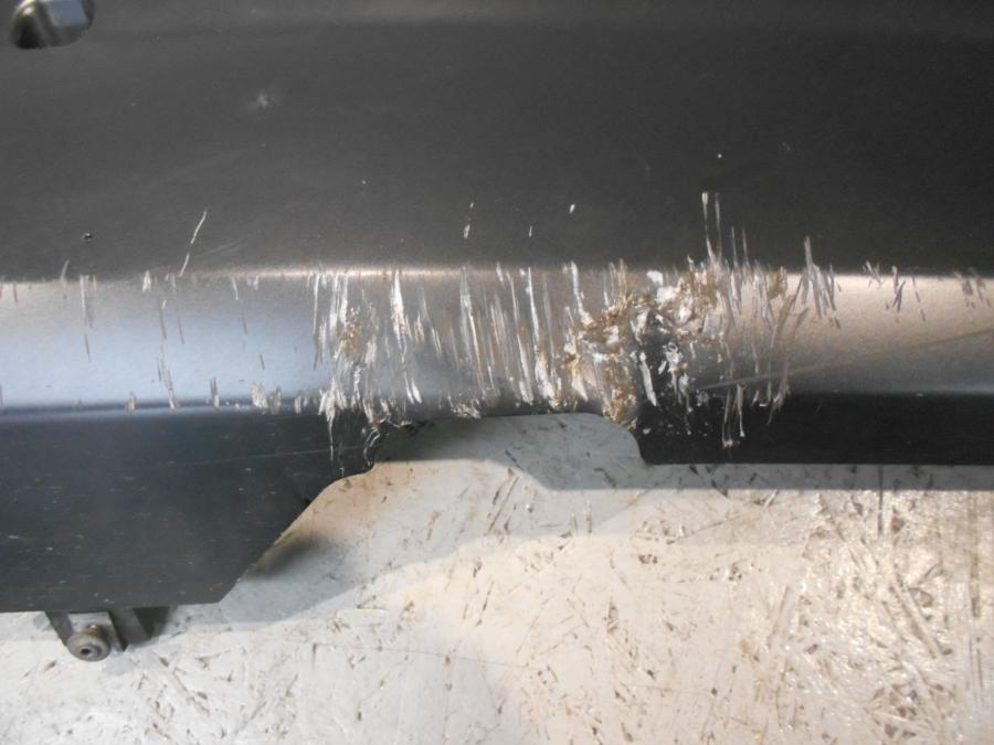 Baksidan på Magkåpa från en Ducati 848 -2013 motorcykel.