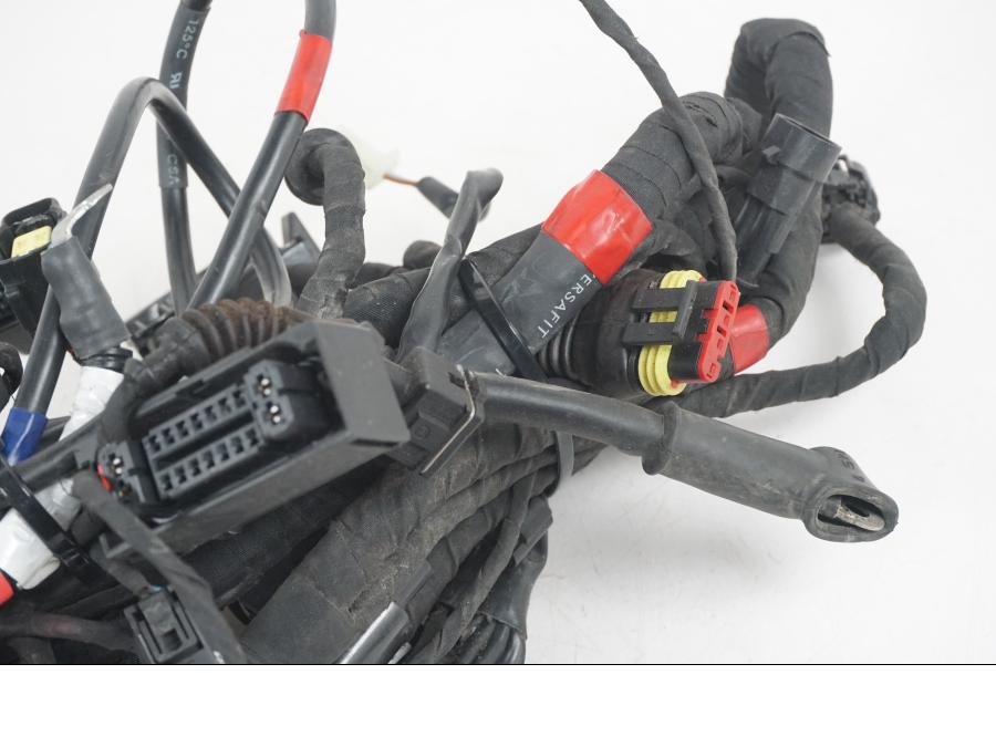 Höger sida på Kabelstam från en Ducati Hyperstrada -2013 motorcykel.