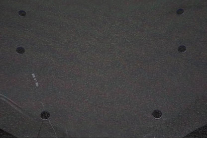 Snett uppifrån på Vindruta från en BMW K 1600 GTL -2016 motorcykel.