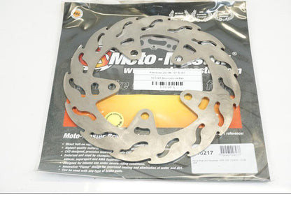 Framsidan på Bromsskiva från en Kawasaki ZX-9R -1997 motorcykel.