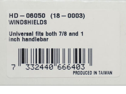 Extrabild2 på Vindruta från en H-D Harley diverse -2022 motorcykel.
