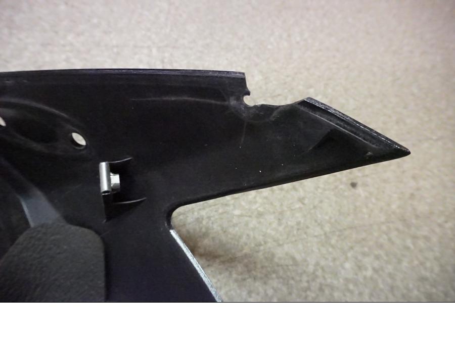 Snett uppifrån på Toppkåpa från en Kawasaki ZR-X 1200 S -2001 motorcykel.