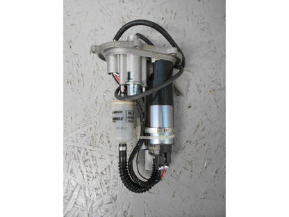 Baksidan på Bensinpump insprut från en Ducati 848 EVO -2011 motorcykel.