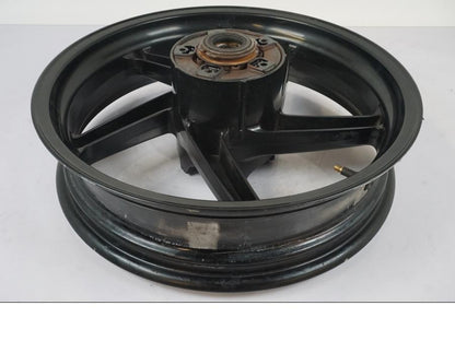 Snett uppifrån på Fälg från en Aprilia RS 125 -2000 motorcykel.