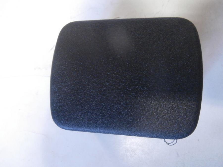 Snett uppifrån på Dekorkåpa från en H-D Softail Night Train EFI FXSTBI -2006 motorcykel.