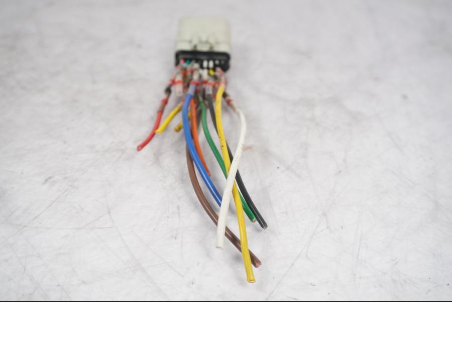 Snett nerifrån på Kablage från en H-D Touring Street Glide FLHX -2009 motorcykel.