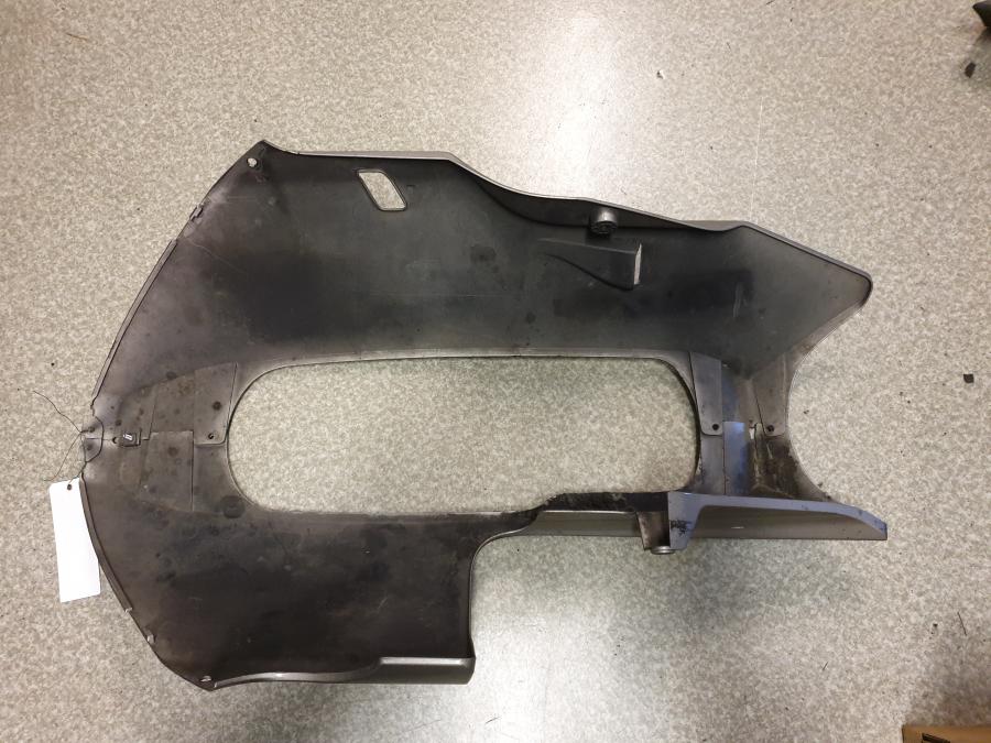 Snett uppifrån på Magkåpa från en Honda CBR 600 RR -2003 motorcykel.