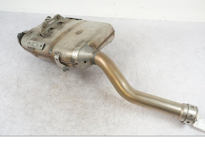 Framsidan på Ljuddämpare från en Yamaha FZ-6 -2007 motorcykel.