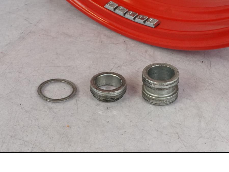 Baksidan på Fälg från en Ducati 899 Panigale -2015 motorcykel.