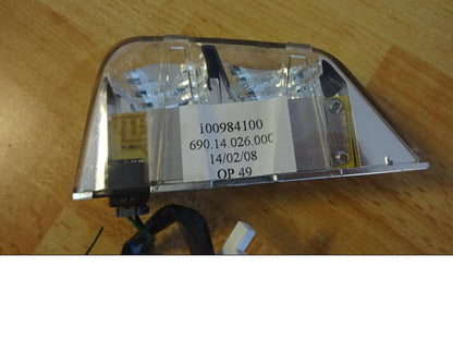 Framsidan på Blinkers från en KTM RC8 -2008 motorcykel.