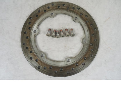 Framsidan på Bromsskiva från en Honda CBR 1100 XX -1999 motorcykel.