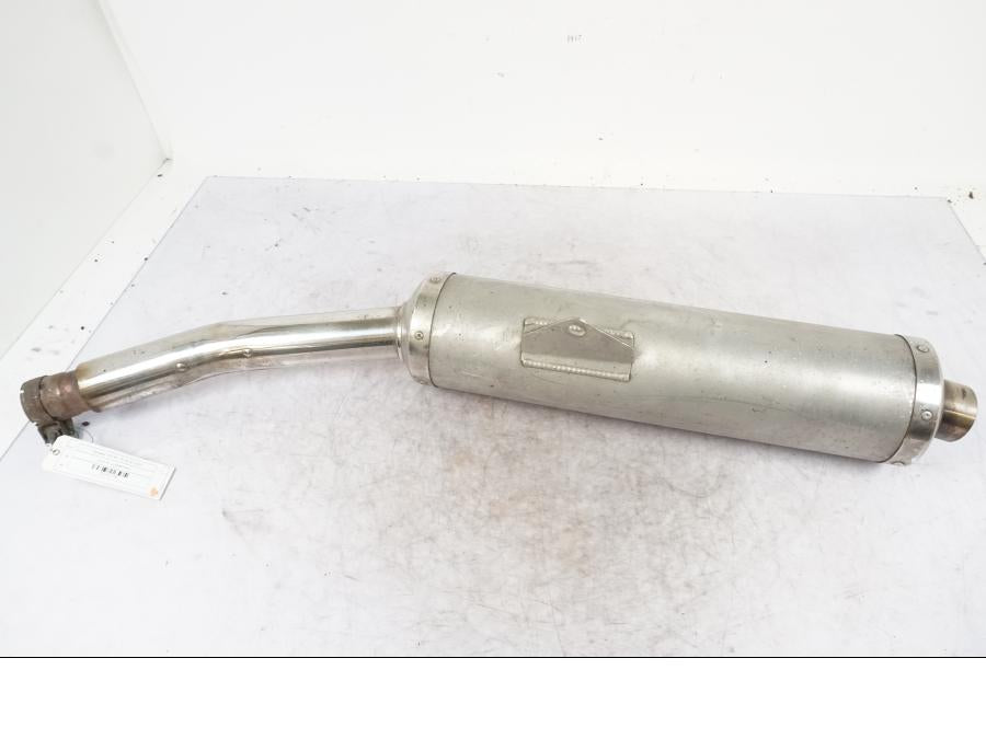 Framsidan på Ljuddämpare från en Yamaha YZF R6 -2000 motorcykel.