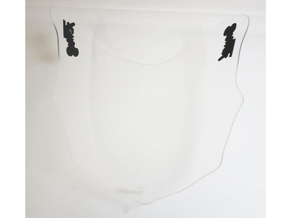 Vänster sida på Vindruta från en Suzuki GSX-R 600 -2000 motorcykel.