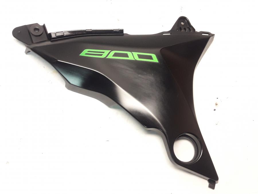 Framsidan på Sidopanel från en Kawasaki Z 800 -2015 motorcykel.