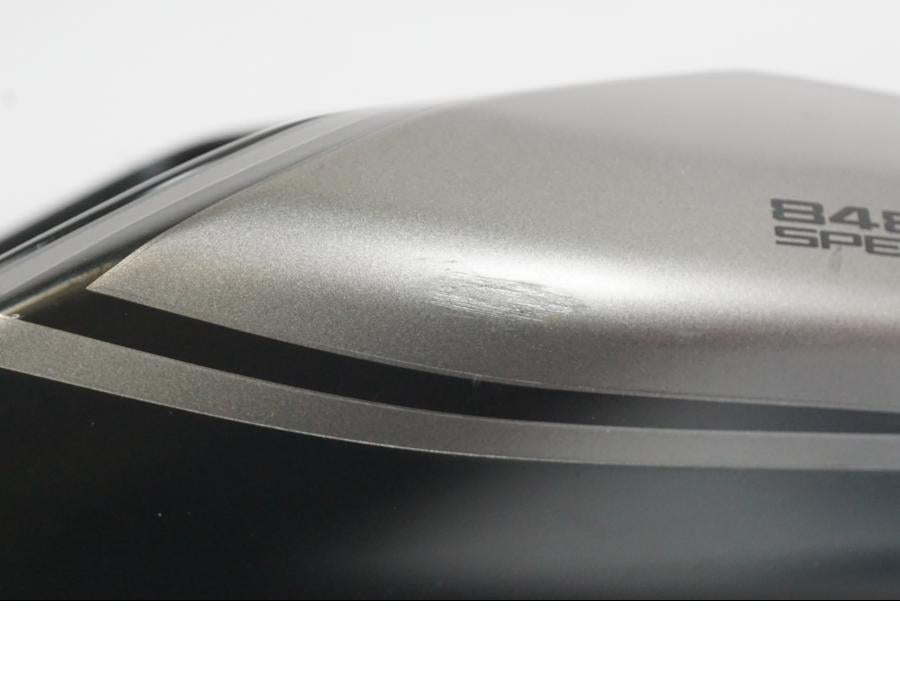 Snett uppifrån på Bakvinge från en Ducati 848 EVO -2012 motorcykel.