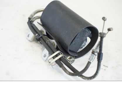 Snett uppifrån på Avgasspjällmotor från en Yamaha YZF R6 -2006 motorcykel.