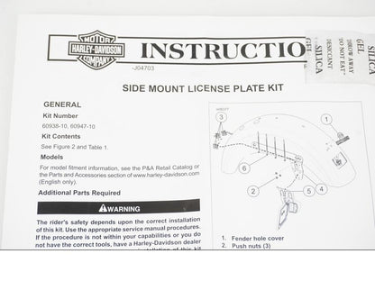 Snett uppifrån på Skylthållare från en H-D FXDB -2017 motorcykel.