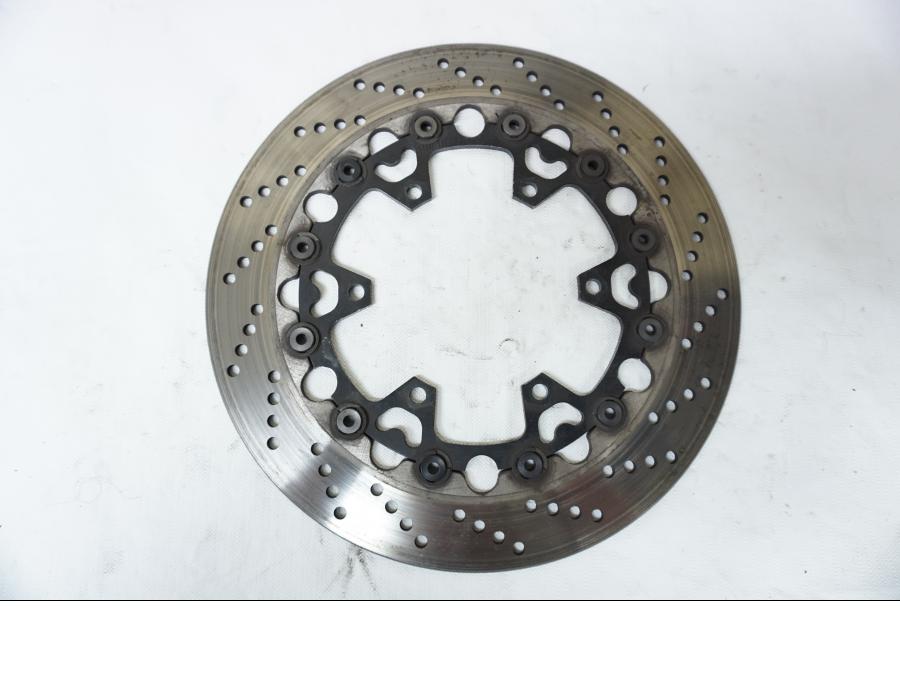 Framsidan på Bromsskiva från en BMW R 1100 R -1995 motorcykel.