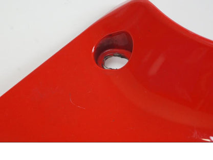 Snett uppifrån på Magkåpa från en Ducati 899 Panigale -2014 motorcykel.