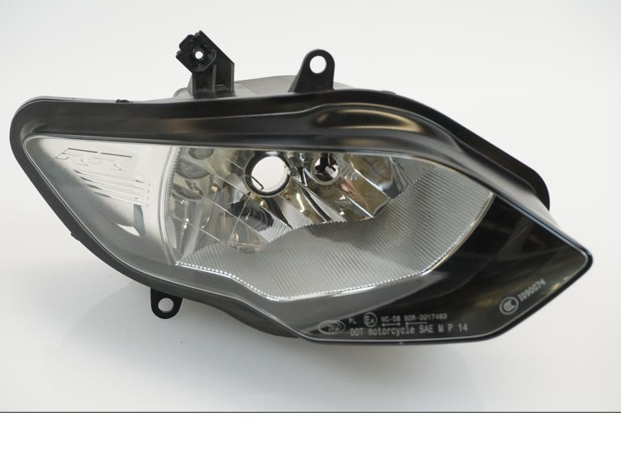 Framsidan på Strålkastare från en BMW S 1000 RR -2017 motorcykel.