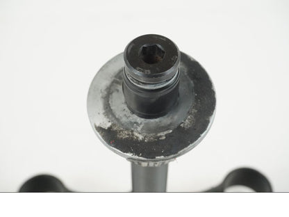 Vänster sida på Gaffelkrona från en BMW F 650 CS -2002 motorcykel.