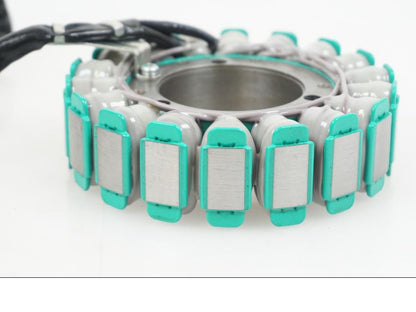 Snett uppifrån på Generator från en BMW F 850 GS -2019 motorcykel.