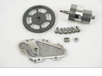 Framsidan på Oljepump från en BMW R 1250 GS -2021 motorcykel.