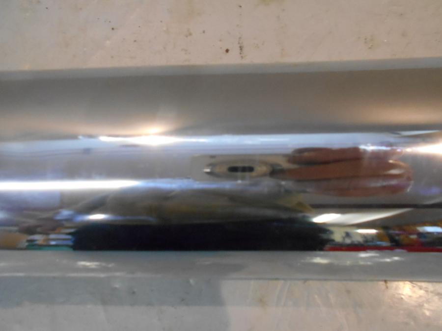 Baksidan på Ljuddämpare från en Triumph Rocket III -2006 motorcykel.