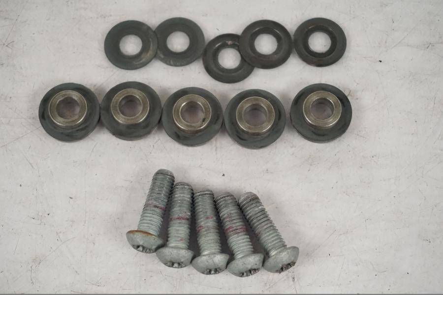 Baksidan på Bromsskiva från en BMW R 1200 R -2007 motorcykel.