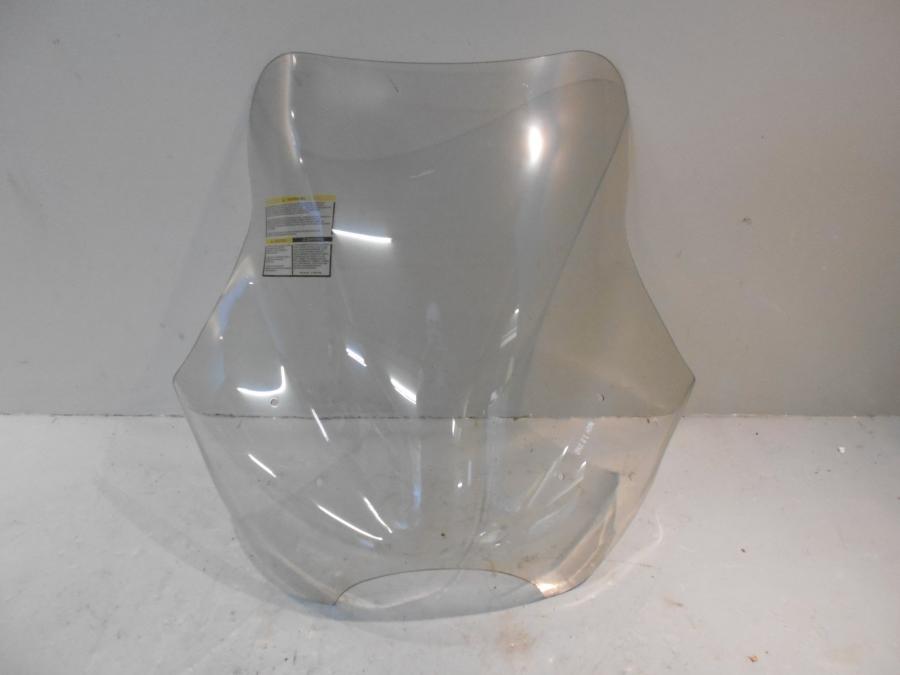 Framsidan på Vindruta från en Kawasaki Diverse -2010 motorcykel.